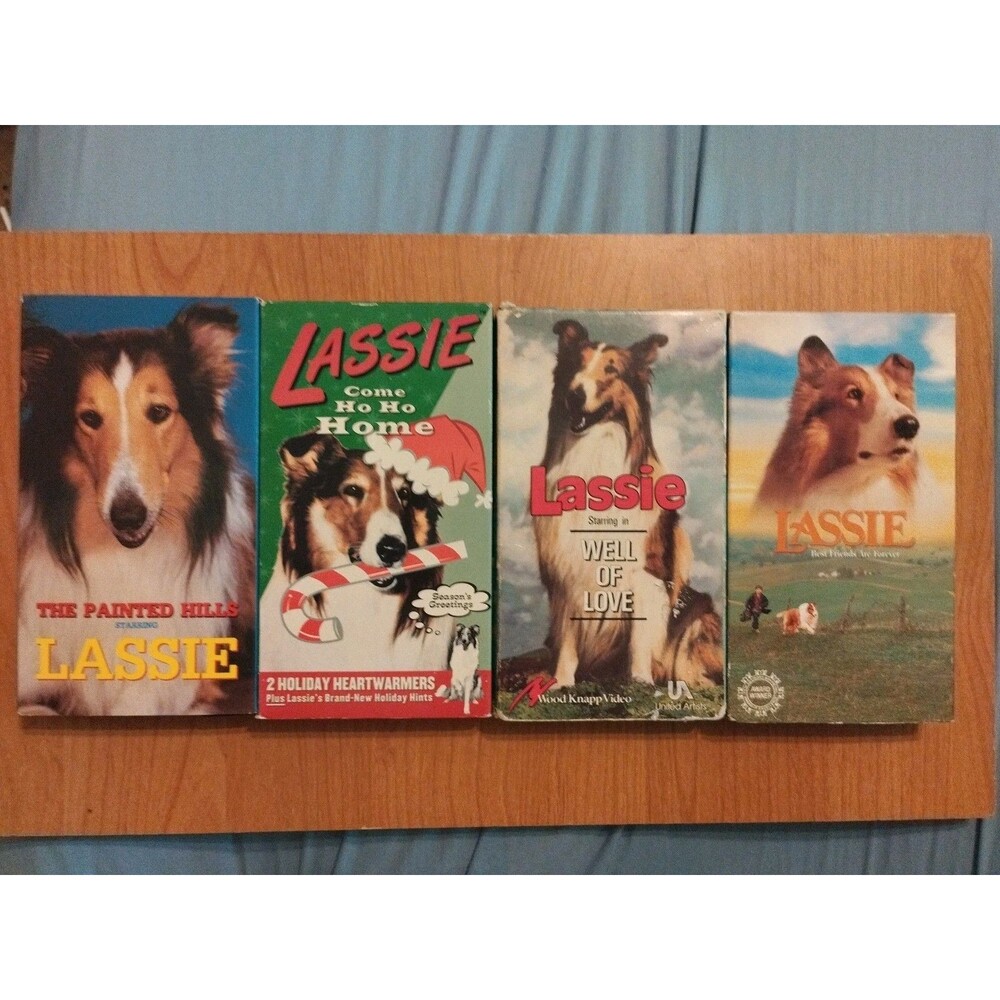 Lassie VHS Lot of 4 - See Description